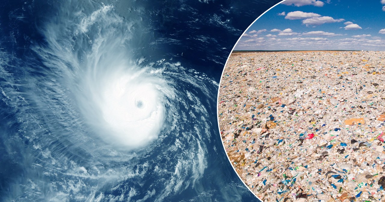Tajfuny "odkurzają" zbierają mikroplastik z oceanów i zrzucają go na ląd