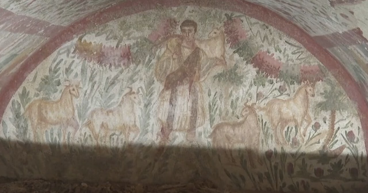 Zaskakujące odkrycie naukowców. Rzymski fresk przedstawia ogolonego Jezusa