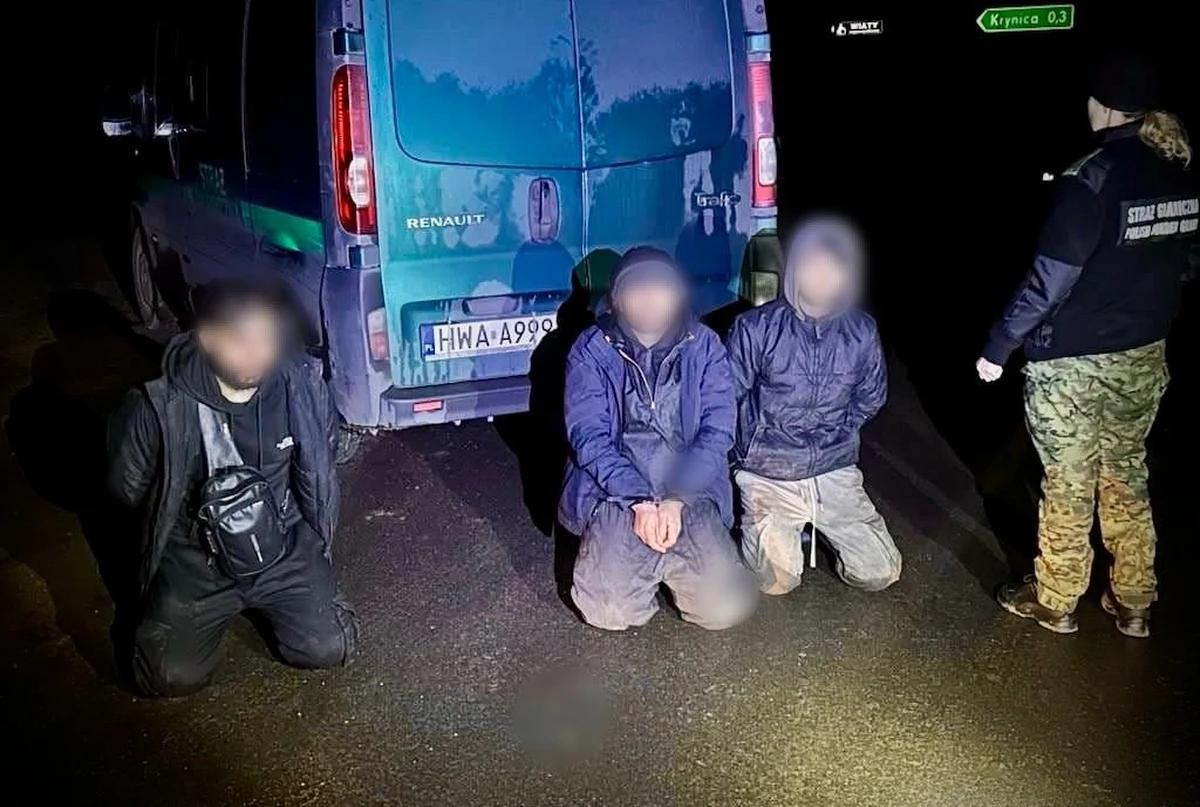 Strażnicy graniczni zatrzymali dziewięciu kolejnych migrantów, którzy w zeszłym tygodniu przedostali się do Polski z Białorusi kilkudziesięciometrowej długości tunelem pod granicą - informuje dziennikarz RMF FM Krzysztof Zasada. W sumie do naszego kraju wdarło się tym podkopem 180 osób. Od razu w ręce funkcjonariuszy wpadło ponad 130 osób. 