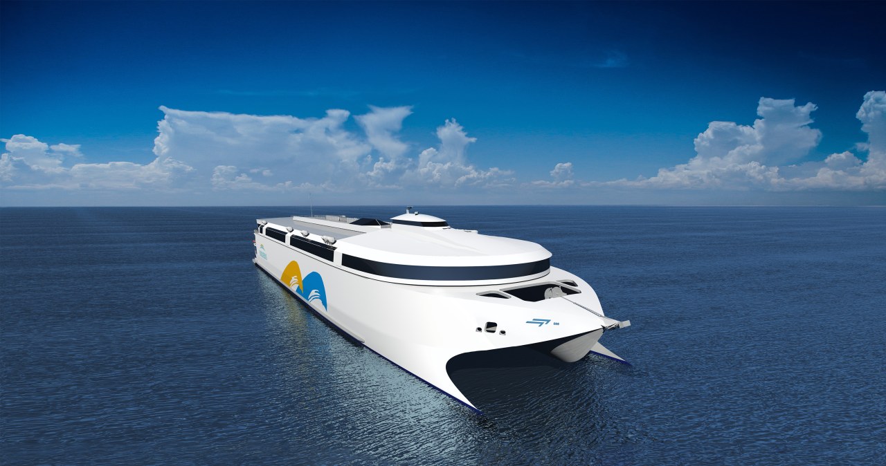 Największy statek świata z napędem elektrycznym wypłynął na otwarte morze