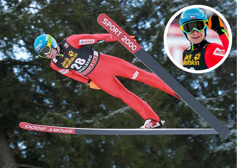 Wygrana i wyrównany rekord skoczni. Historyczny sukces Polaka w Engelbergu