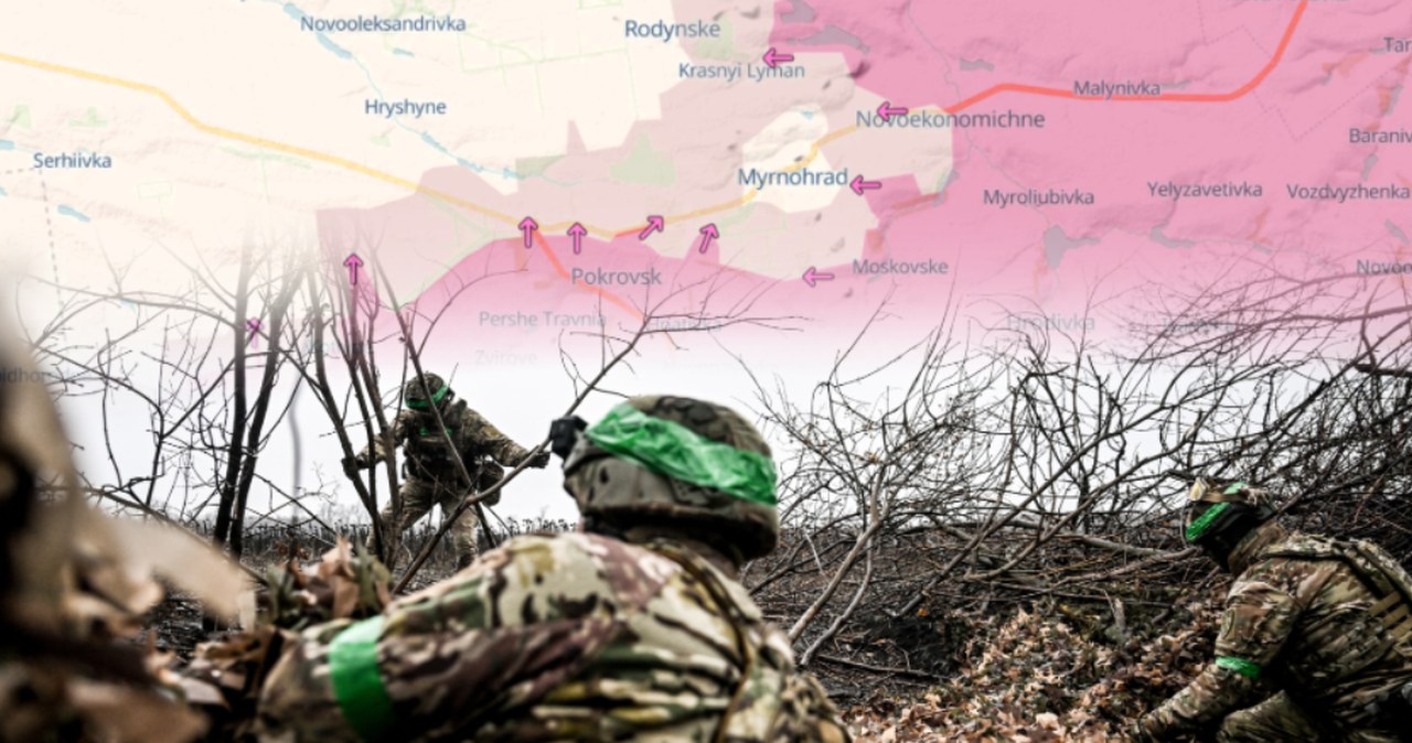 Wielka presja Rosji w rejonie Pokrowska. Ukraina zmuszona bronić szlaków