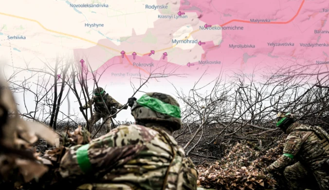 Wielka presja Rosji w rejonie Pokrowska. Ukraina zmuszona bronić szlaków