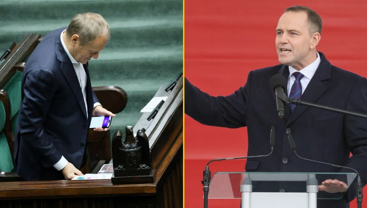 Premier Donald Tusk twierdzi, że podejmował próby "bliskiej współpracy z prezydentem" Karolem Nawrockim w sferze polityki zagranicznej, "ale od wielu tygodni nie ma właściwie żadnej reakcji". "Łącznie z nieodbieraniem telefonu" - powiedział. Tusk ocenił ponadto, że "początki były nie najgorsze", ponieważ "przynajmniej prezydent odpowiadał na SMS-y".