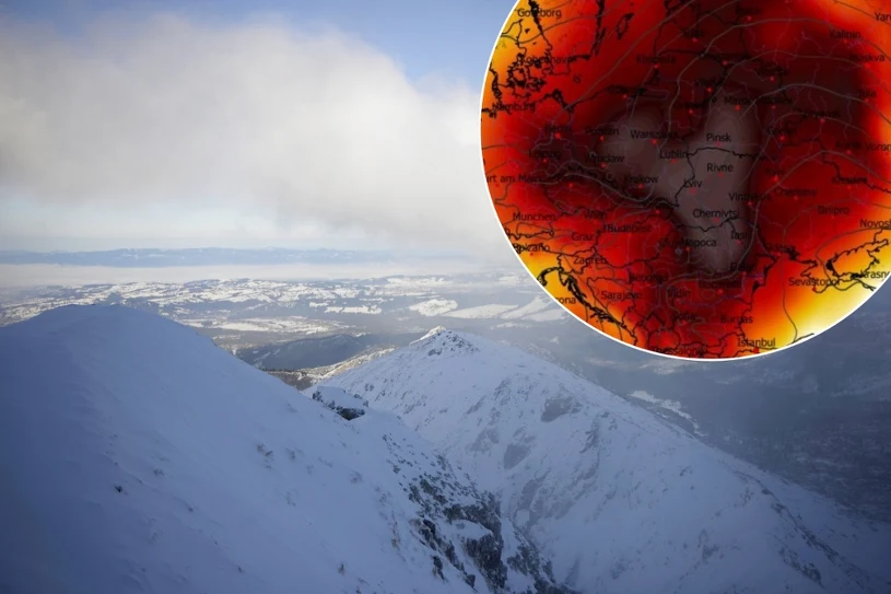 Anomalia pogodowa trwa. W środę największa będzie pod Karpatami