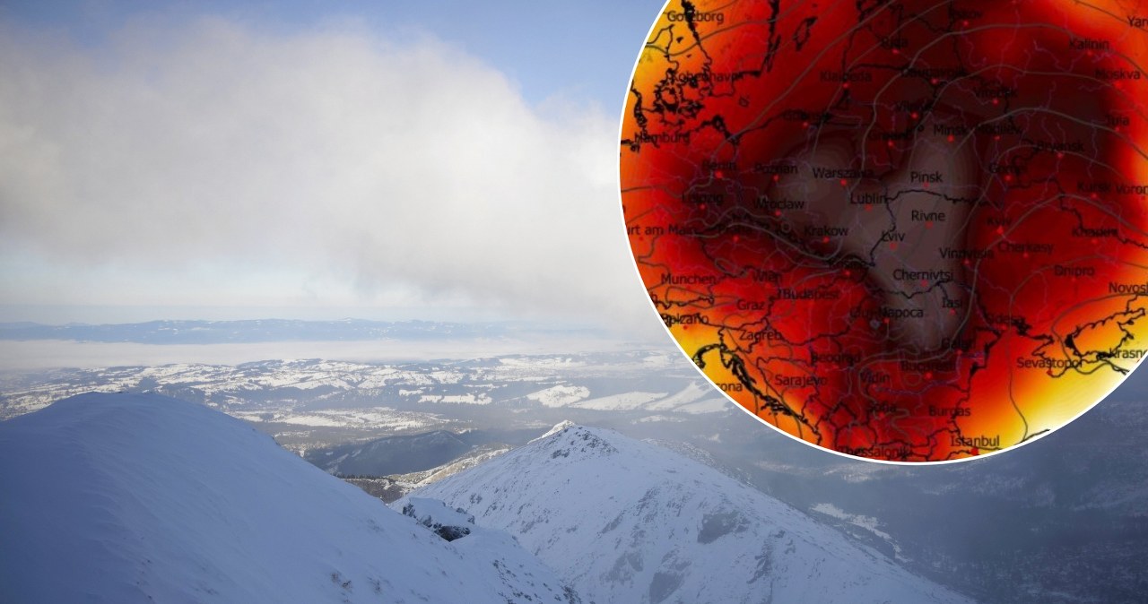 Anomalia pogodowa trwa. W środę największa będzie pod Karpatami
