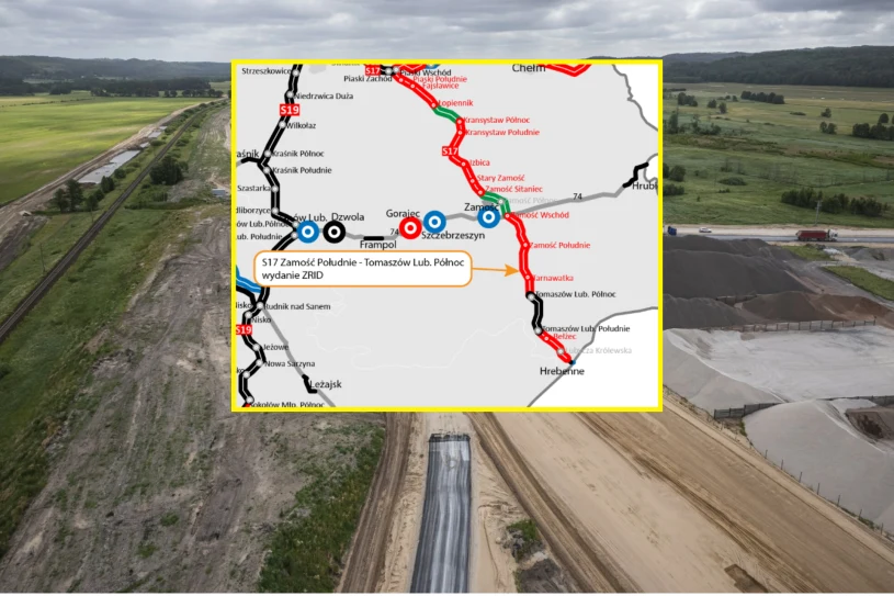 Rusza budowa kolejnego odcinka S17. Z Warszawy do Hrebenne