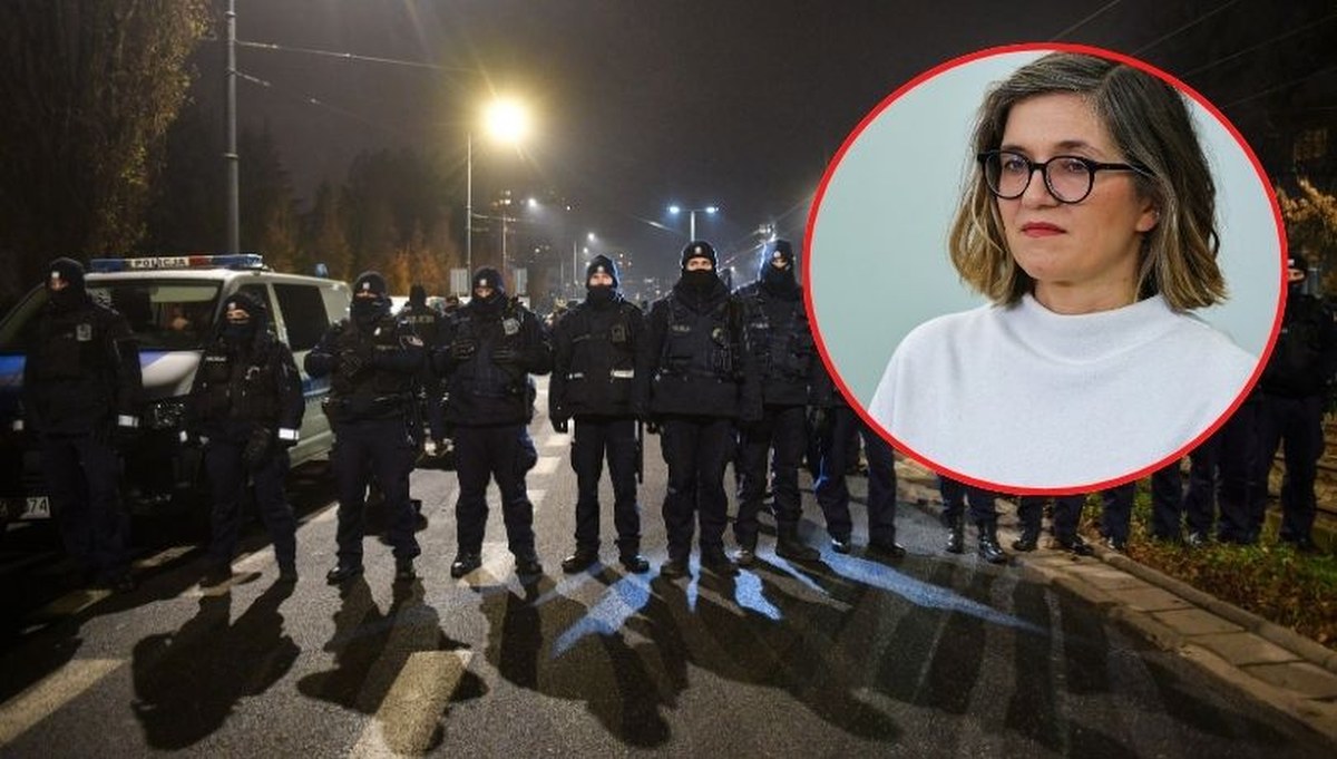 Gazem w oczy posłanki. Były policjant oskarżony
