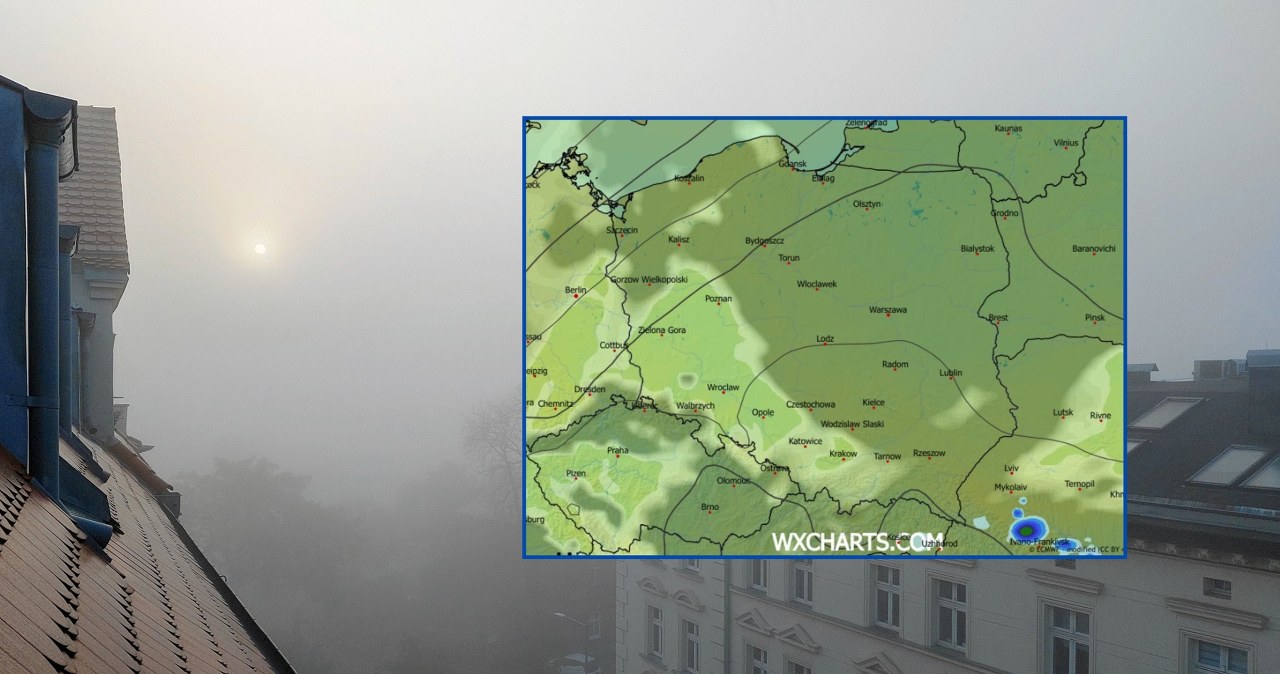 Coraz więcej spokoju w pogodzie. Wyjątek stanowią lokalne mgły