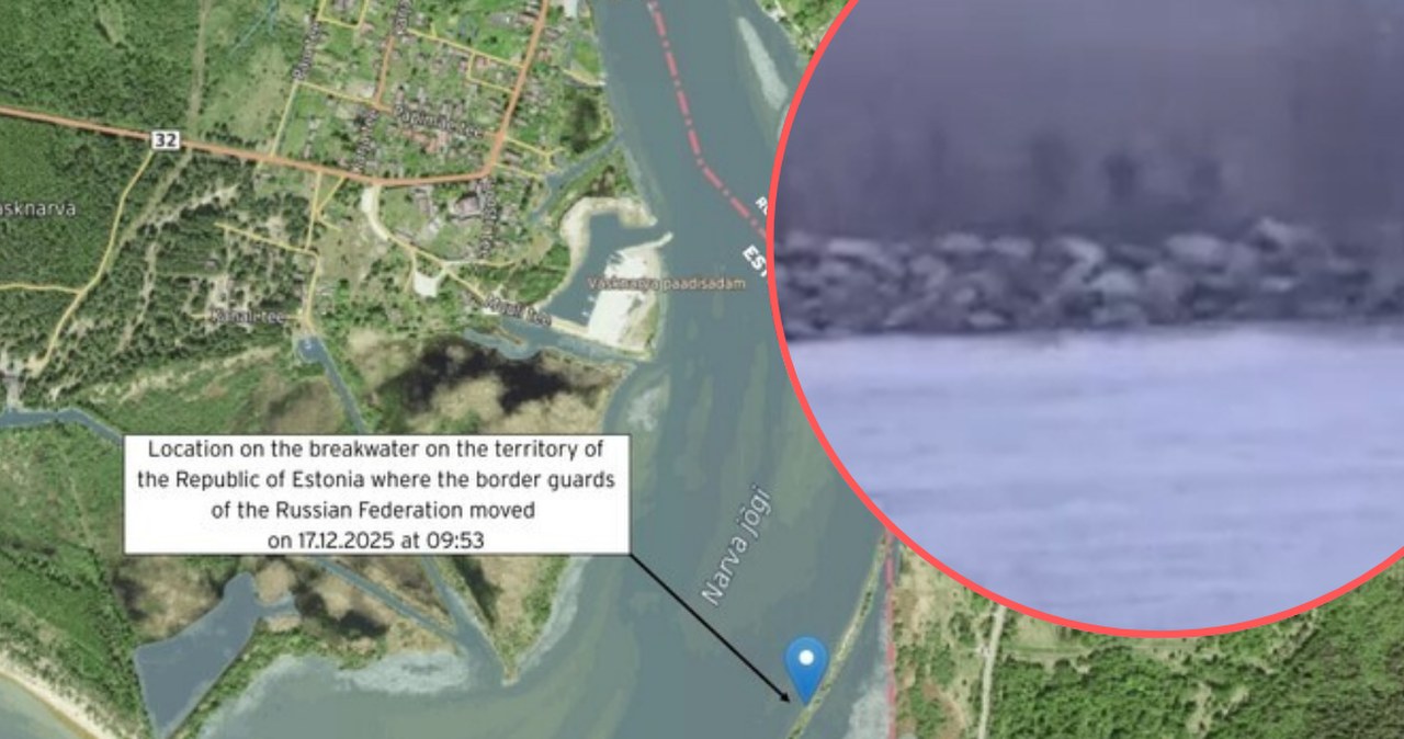 Grupa Rosjan przekroczyła granicę kraju NATO. Jest film z incydentu