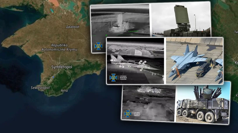 Ukraińcy uderzyli na Krymie. Zniszczyli unikalne radary i myśliwiec