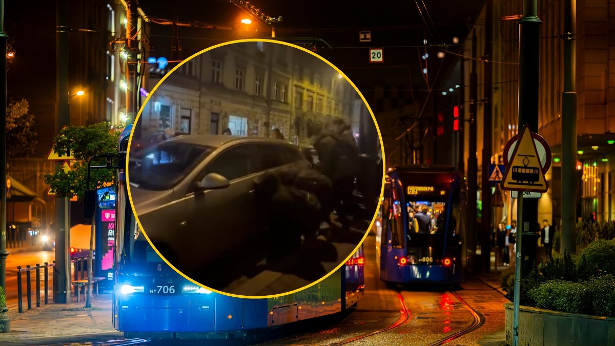 Służby nie zdążyły dojechać. Spektakularna akcja pasażerów w Krakowie