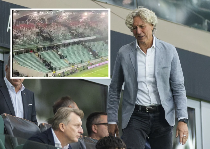 Sceny "na Legii", protest przeciwko Mioduskiemu. To zrobiła "Żyleta"