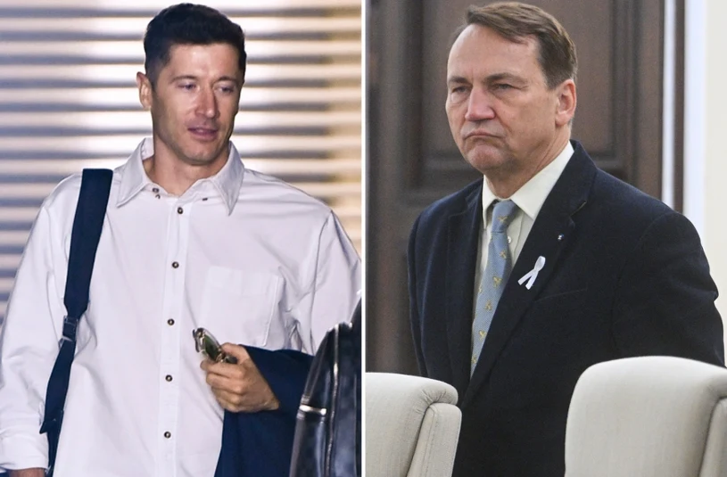 Czyli to nie były plotki. Nagłe spotkanie Lewandowskiego z Sikorskim