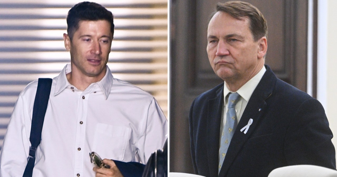 Czyli to nie były plotki. Nagłe spotkanie Lewandowskiego z Sikorskim