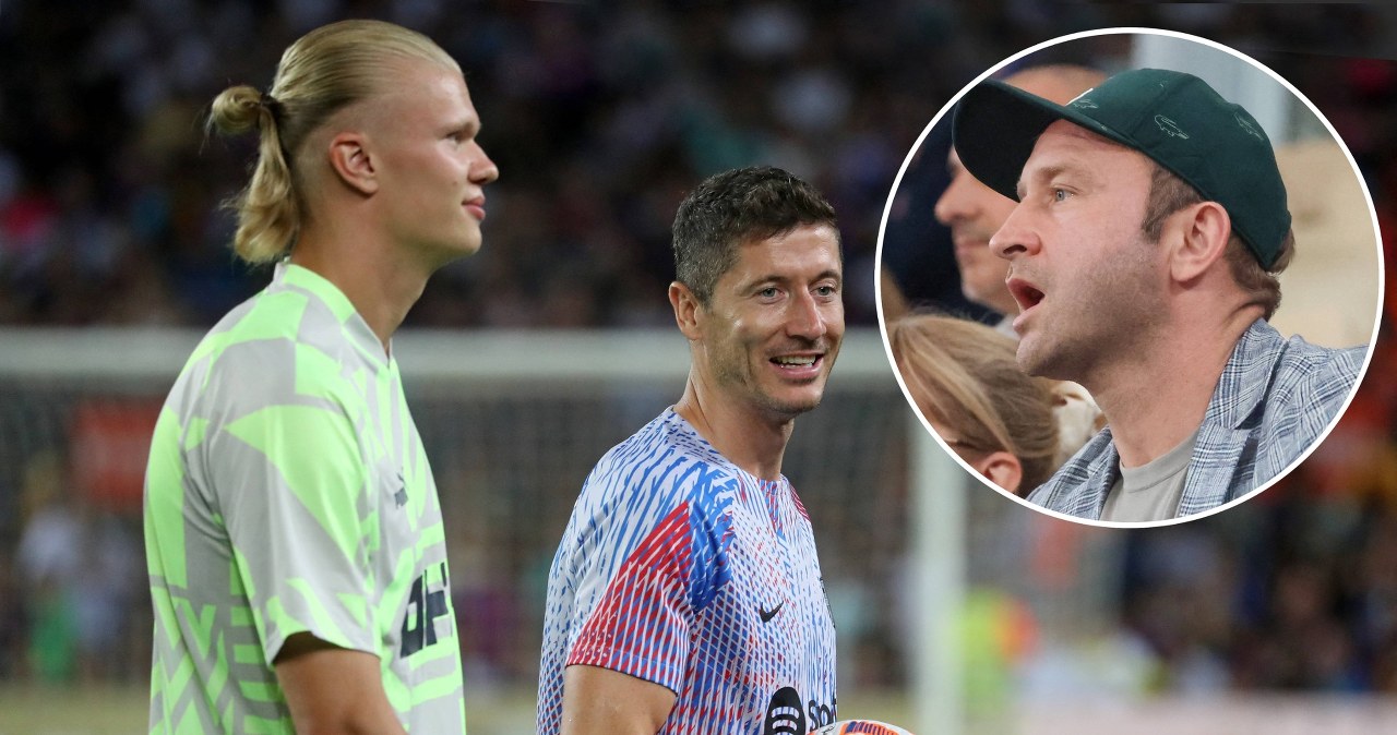 Robert Lewandowski kontra Erling Haaland. Borys Szyc ruszył z pomocą