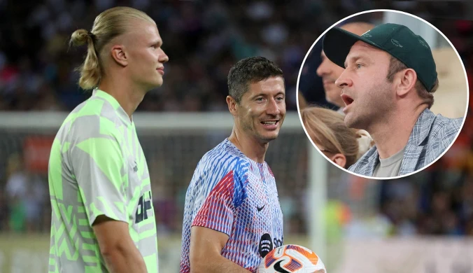 Robert Lewandowski kontra Erling Haaland. Borys Szyc ruszył z pomocą