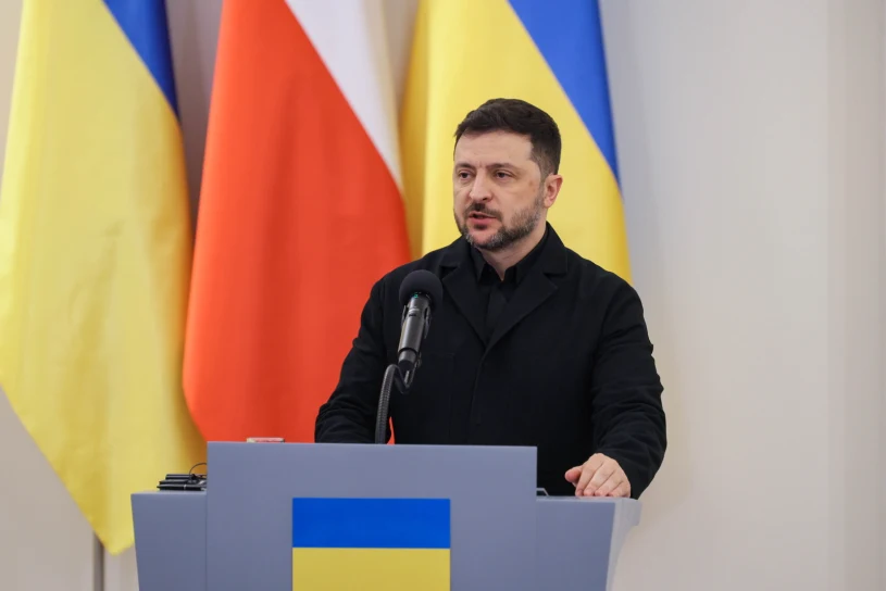 Zełenski po rozmowie z Nawrockim. "Jesteśmy gotowi wyjść naprzeciw"