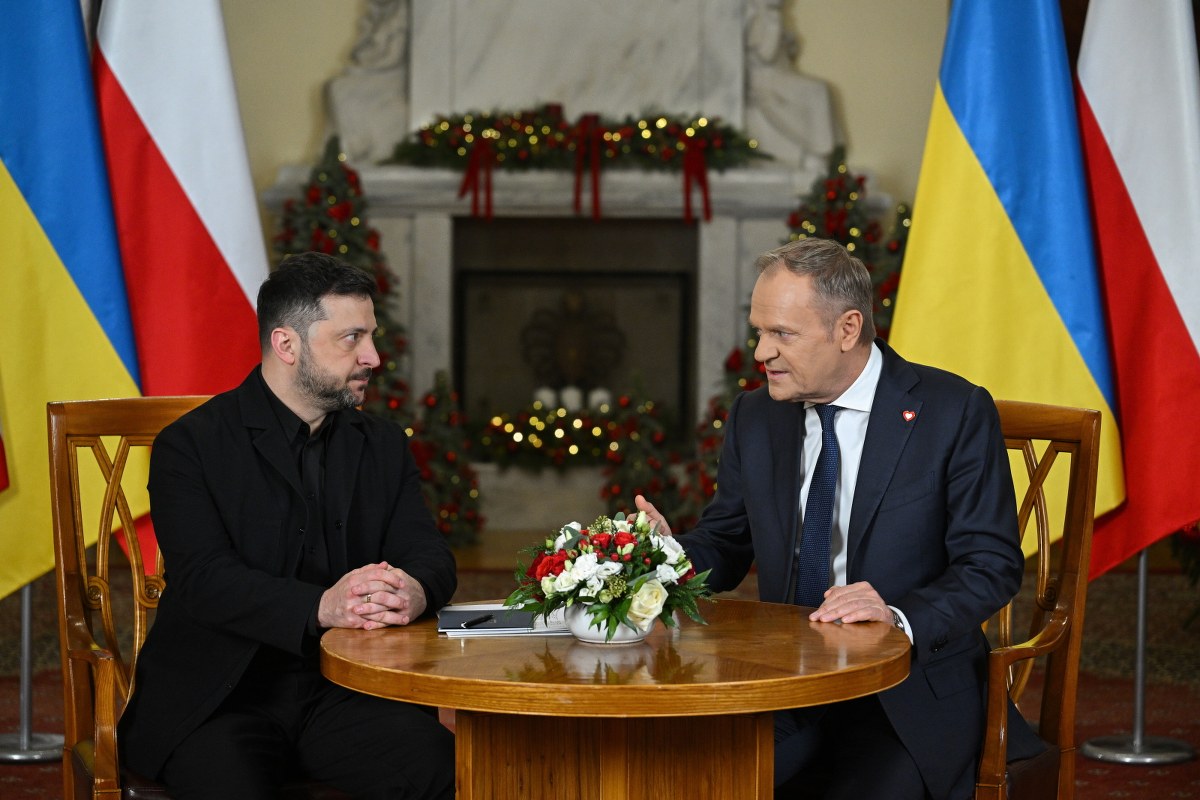 Zełenski u Tuska. Rozmowa w cztery oczy