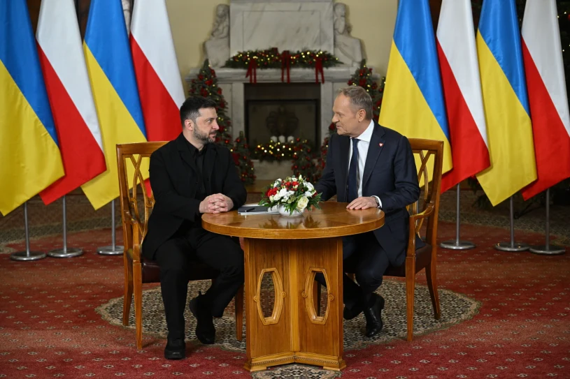 Spotkanie Tuska z Zełenskim. "Mamy sobie dużo do wyjaśnienia"