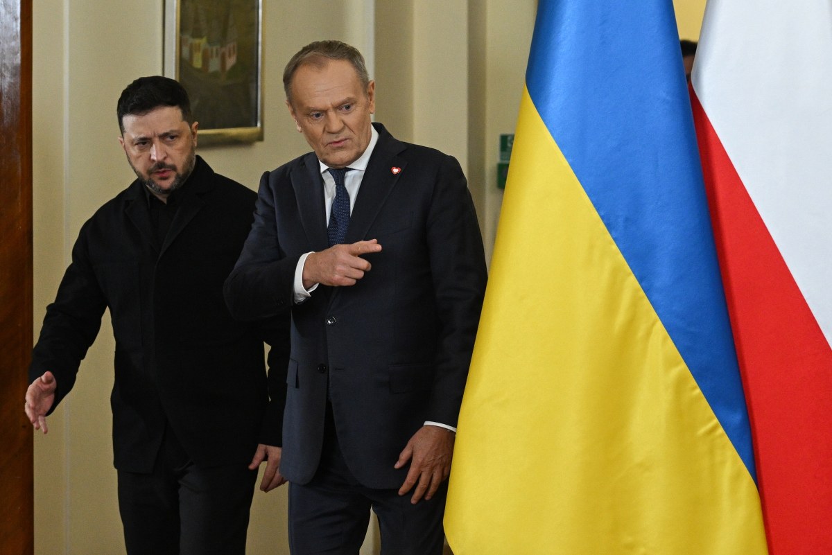 Wołodymyr Zełenski u Donalda Tuska. "Jesteś bohaterem"