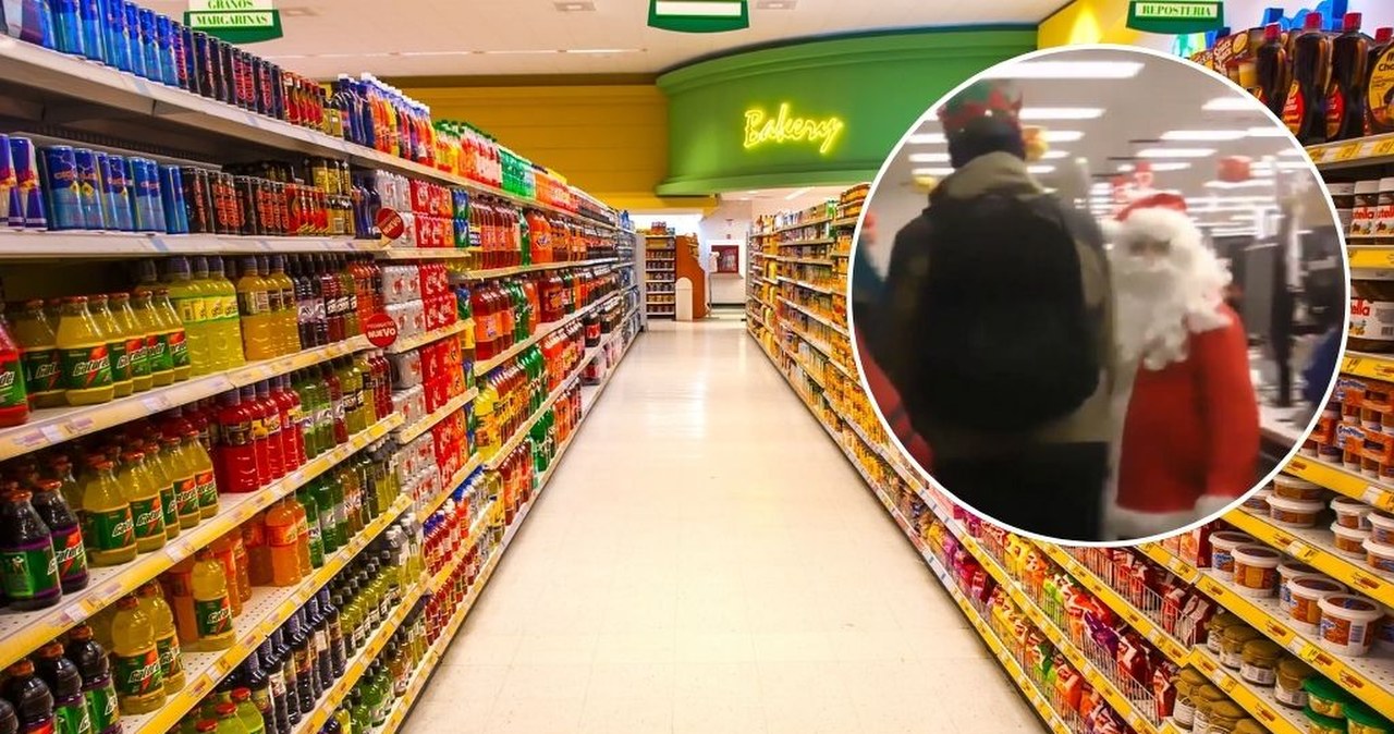 Gang św. mikołajów napadł na sklep. Wiadomo, co stało się z łupem