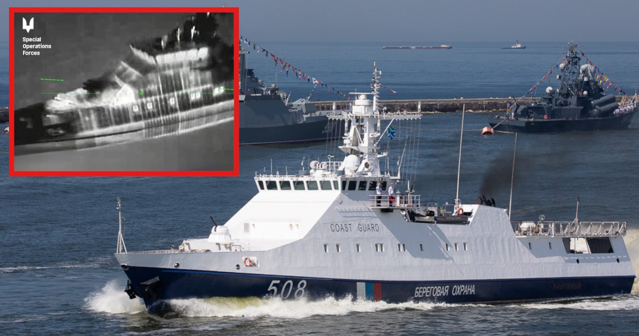 Rosyjski Łowca trafiony. Padł ofiarą roju dronów