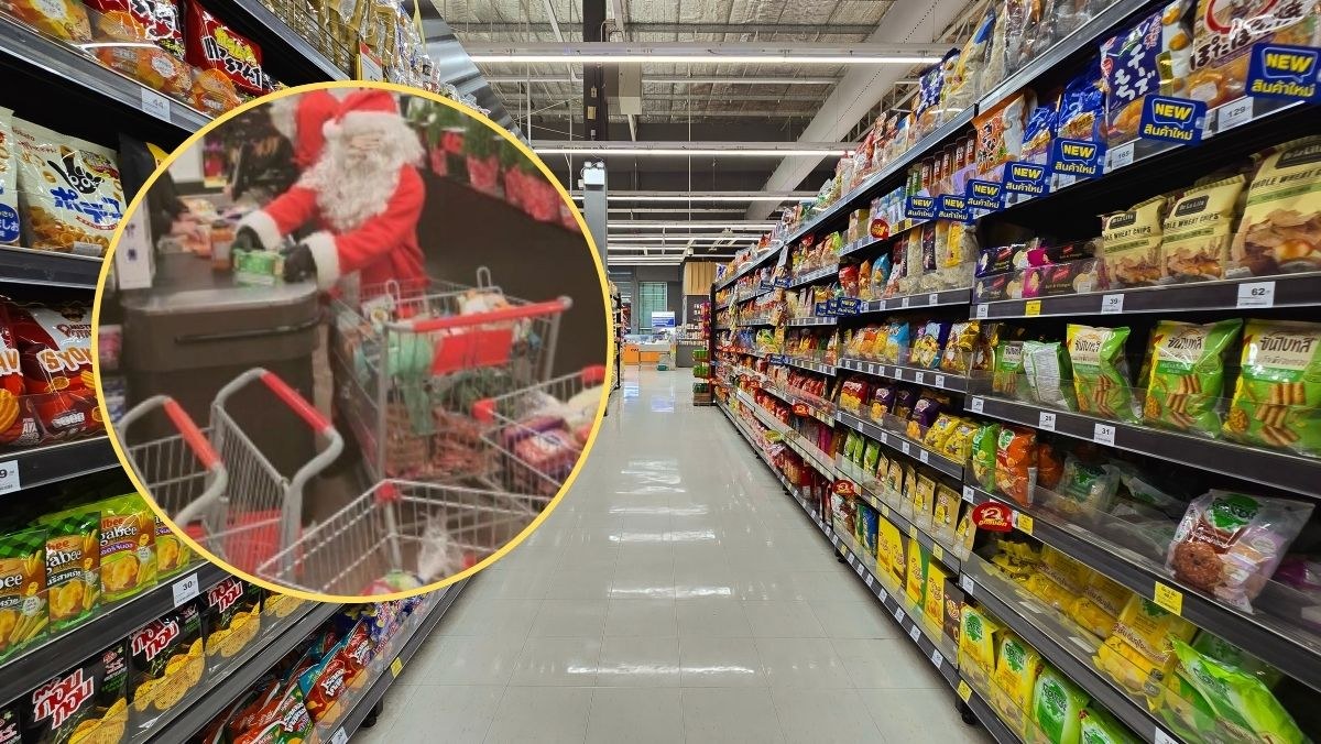 Mikołaje i elfy okradły supermarket. Łupy zostawiły pod choinką