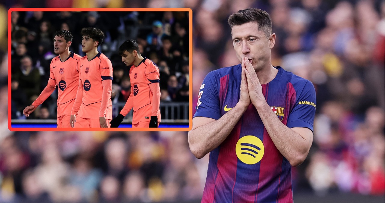Dramat Barcelony, cios dla Lewandowskiego. Gwiazdor skreślony z kadry