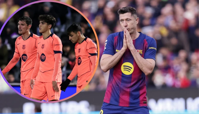 Dramat Barcelony, cios dla Lewandowskiego. Gwiazdor skreślony z kadry