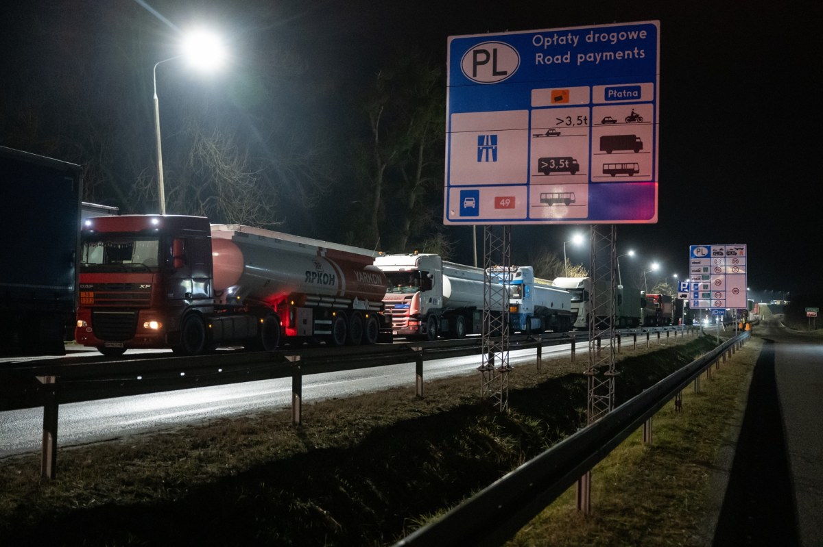 ​Ogromne kolejki na polsko-ukraińskich przejściach granicznych