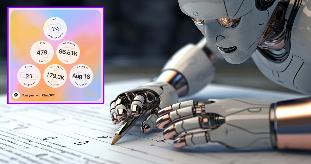 ChatGPT podsumowuje twoje rozmowy w 2025 roku. Pamięta wszystko