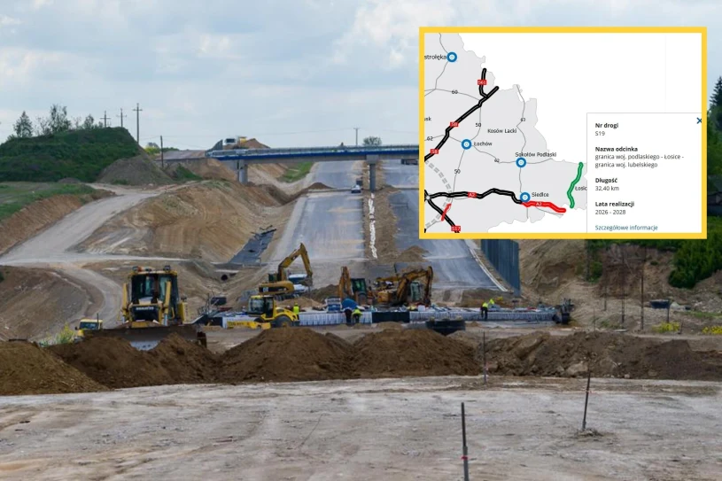Na Mazowszu powstanie nowy odcinek drogi S19 o długości 32 km