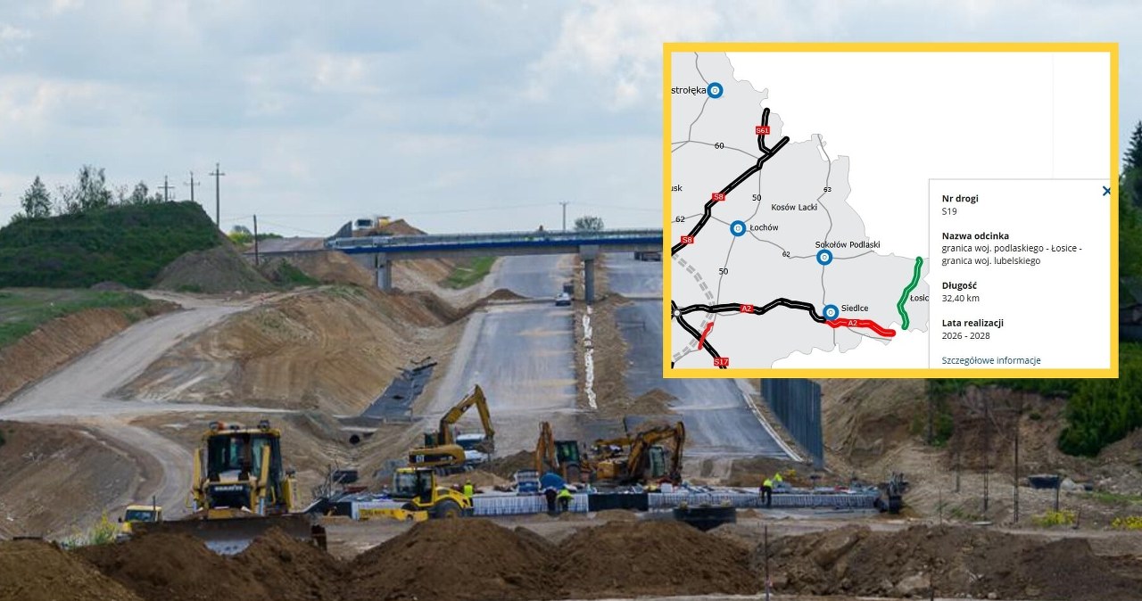 Na Mazowszu powstanie nowy odcinek drogi S19 o długości 32 km