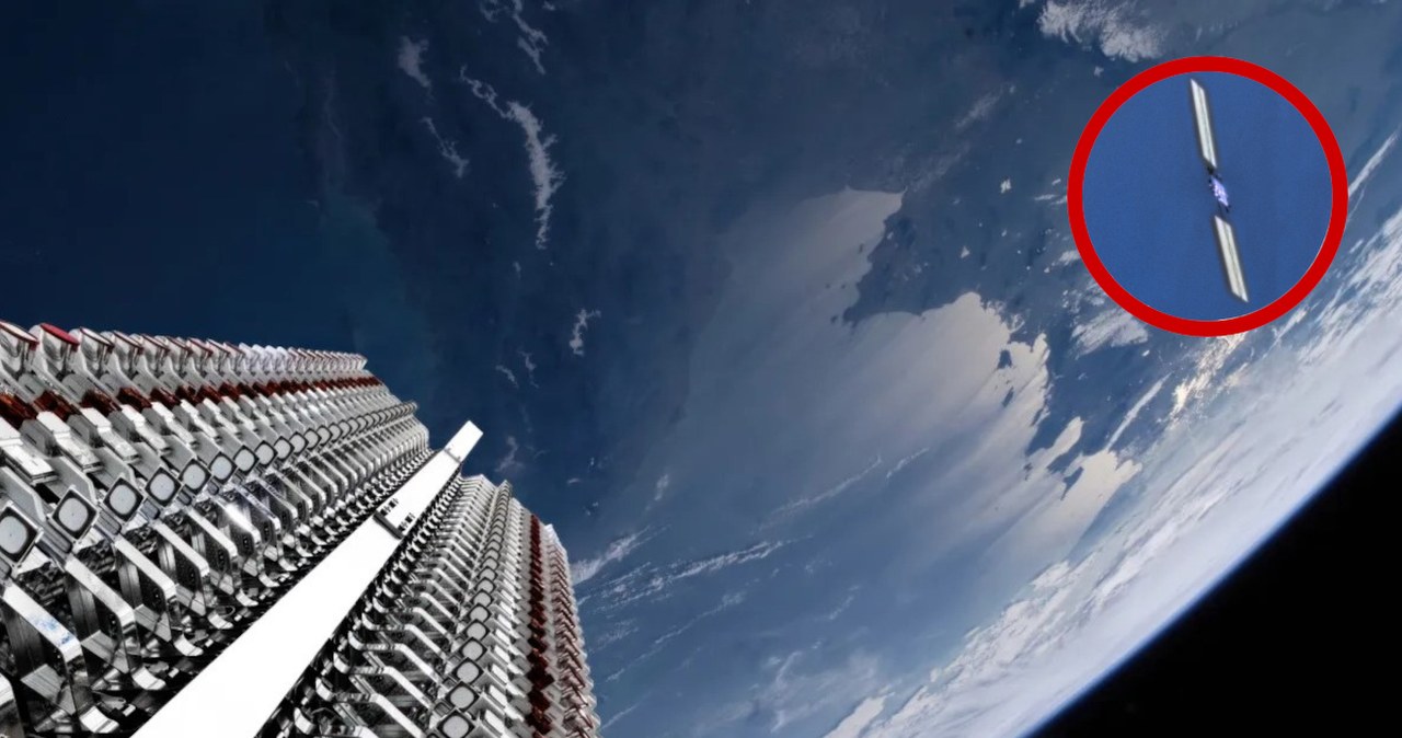 Uszkodzony Starlink sfotografowany nad Alaską. Spadnie do atmosfery Ziemi