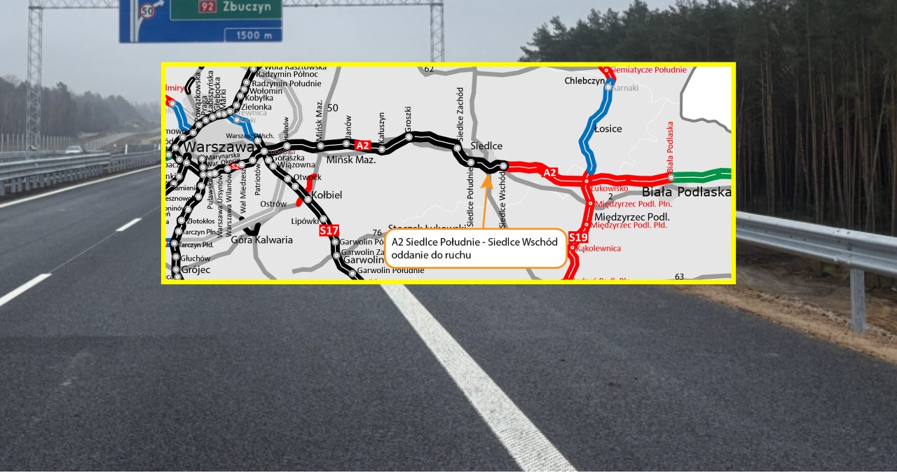 Kolejne kilometry autostrady otwarte. GDDKiA zrobiła kierowcom prezent