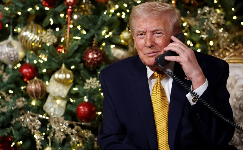 Trump złożył świąteczne życzenia. Nie zabrakło obelg, "lewicowe szumowiny"