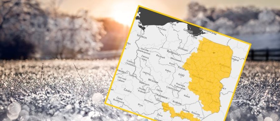 Instytut Meteorologii i Gospodarki Wodnej ostrzega przed silnym mrozem i marznącą mżawką. "Lokalnie na południu kraju termometry pokażą aż 15 st. mrozu" – alarmuje synoptyk Dorota Pacocha. 