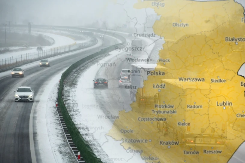 Połowa Polski na żółto. Sypią się alerty IMGW