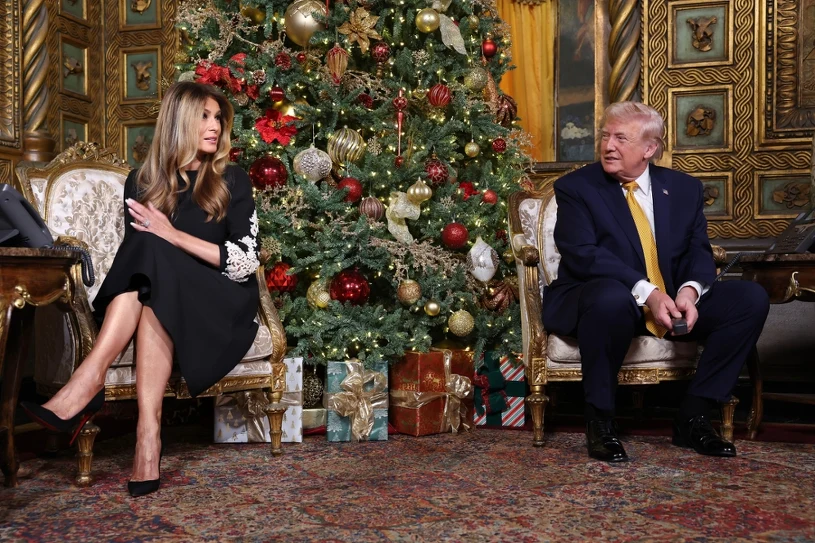 Zdjęcia Melani Trump i jej męża obiegły sieć. Tak spędzili święta