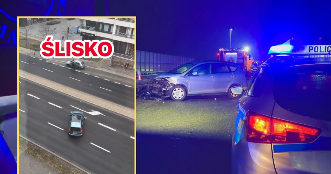 Pogodowy armagedon w Warszawie. Masa incydentów na drogach