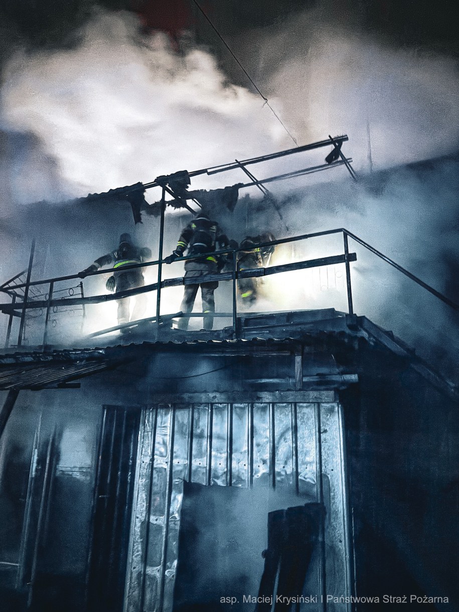 /asp. Maciej Krysiński, Komenda Miejska PSP m.st. Warszawy /Państwowa Straż Pożarna