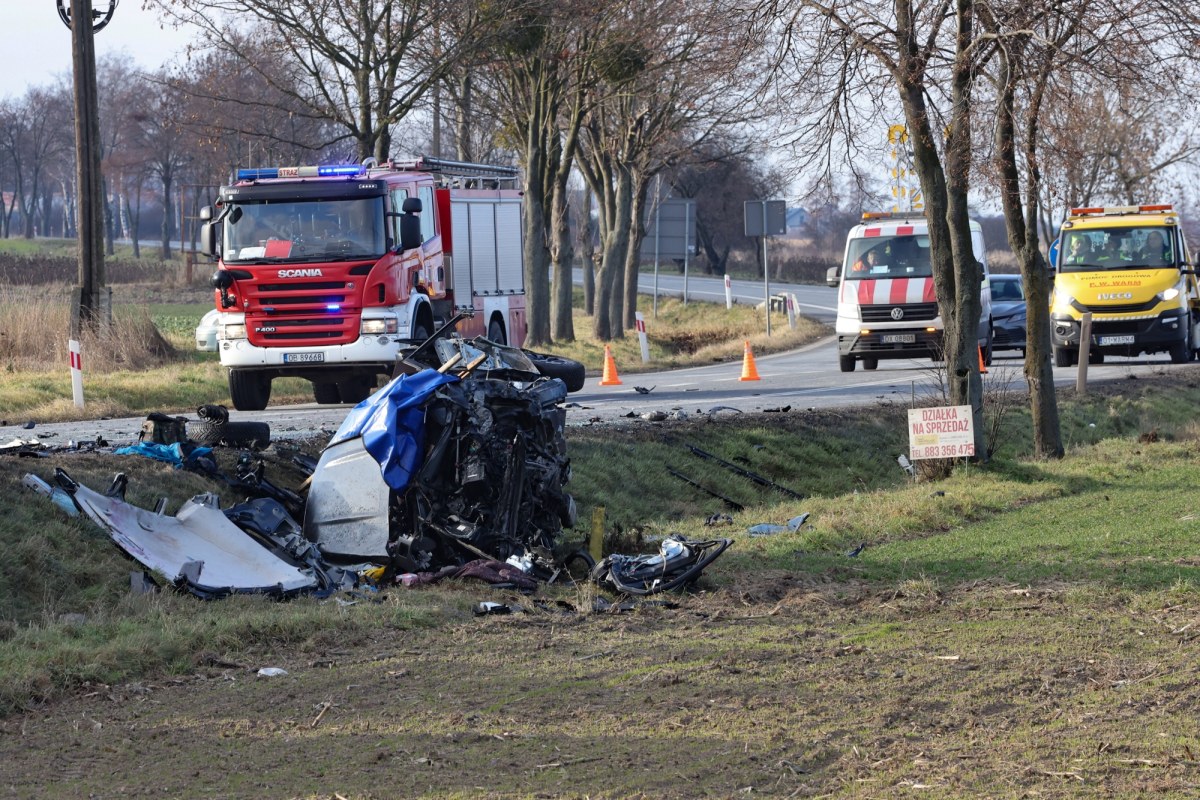 Tragiczny wypadek w Opolskiem. Są wstępne ustalenia ws. tożsamości ofiar