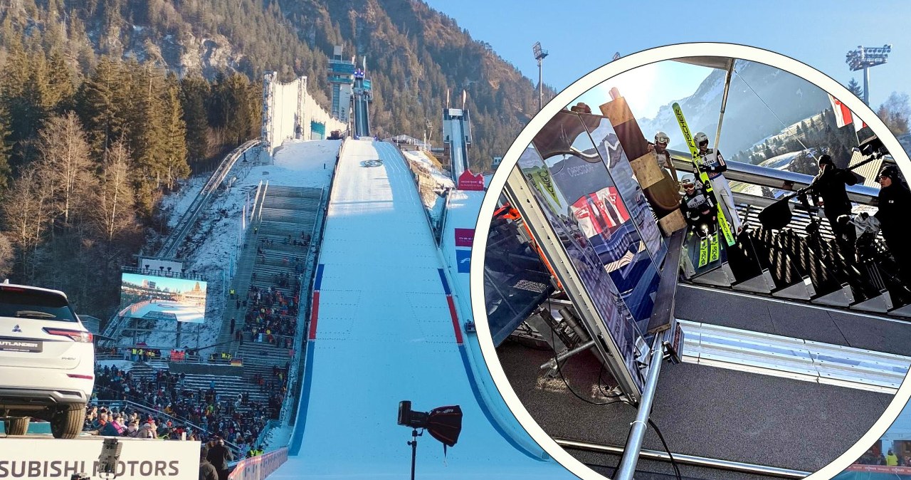 Kuriozalna sytuacja w Oberstdorfie, o krok od nieszczęścia