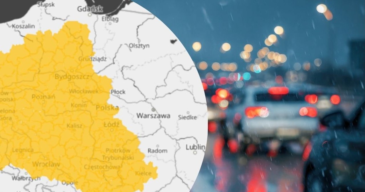 Ostrzeżenie dla połowy Polski, IMGW alarmuje. Zacznie się w nocy