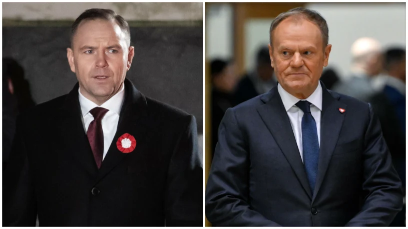 Nawrocki reaguje na wpis Tuska. "Trudno uwierzyć", "tulił Rosję"