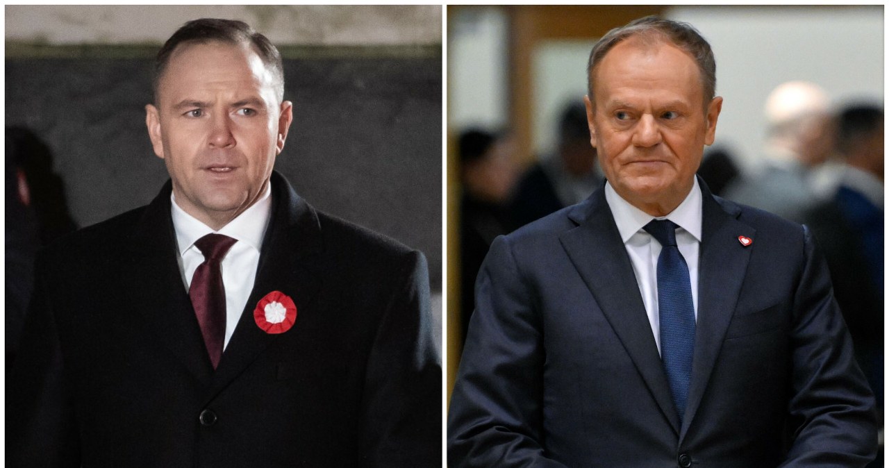 Nawrocki reaguje na wpis Tuska. "Trudno uwierzyć", "tulił Rosję"