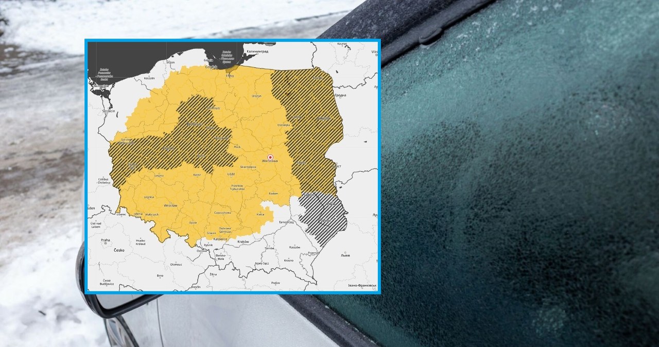 IMGW ostrzega przed oblodzeniami. Alerty dla prawie całego kraju