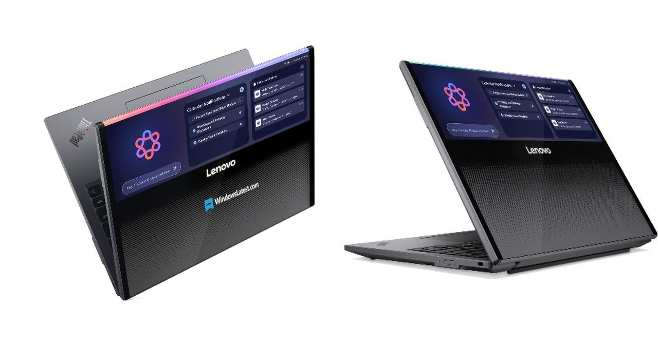 Lenovo opracowało futurystycznego laptopa. Takiego ekranu jeszcze nie było