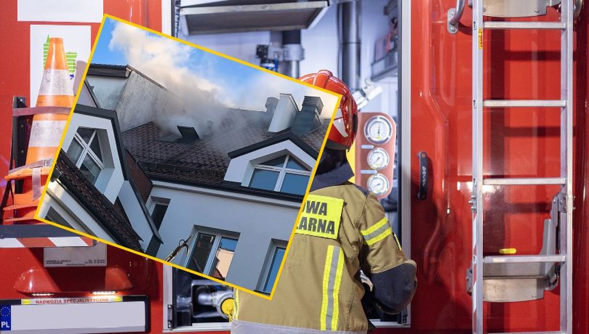 Płonie budynek ZUS w Sztumie. Potrzebna ewakuacja